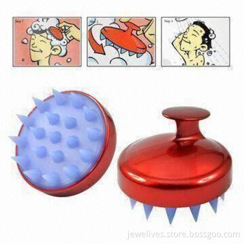 Silicone Scalp Massager Brushes, Suitable as Promotional Gift